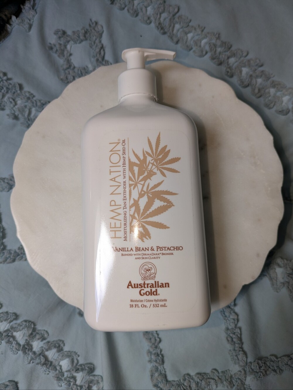 Australian Gold Hemp Nation Vanilla Bean & Pistachio Tan Extender - 18oz